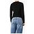Totême Schwarzes texturiertes Oberteil mit V-Ausschnitt - size S - Ansicht 2