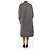 Totême Abito camicia oversize a righe blu navy - size UK 6 - vista 2