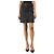 Totême Minifalda negra con cinturón - size UK 4 Negro
