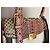 Borsa Louis Vuitton LV Arch PM Rainbow Python Nero Bianco Multicolore Stampa python Gold hardware - vista 6