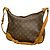 Borsa a tracolla Louis Vuitton Monogram Boulogne 30 Marrone
