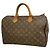 Borsa Louis Vuitton Monogram Speedy 35 Marrone