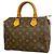 Borsa Louis Vuitton Monogram Speedy 25 Marrone