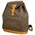 Zaino Louis Vuitton Monogram Montsouris GM Marrone