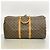 Borsa Louis Vuitton Boston Monogram Keepall Bandoulière 55 Marrone - vista 15