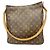 Borsa a tracolla Louis Vuitton Monogram Looping GM Marrone
