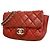 Borsa a tracolla Chanel Mini Matelassé Rosso