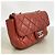 Borsa a tracolla Chanel Mini Matelassé Rosso - vista 2