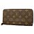 Louis Vuitton Monogram Zippy Wallet Braun