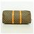 Keepall Borsa Boston Louis Vuitton Marrone - vista 3