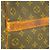 Keepall Borsa Boston Louis Vuitton Marrone - vista 8