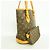 Borsa Tote Louis Vuitton Monogram Bucket PM Marrone - vista 2