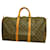 Louis Vuitton Boston Monogram Keepall 50 Marrone