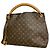 Borsa a tracolla Louis Vuitton Monogram Artsy MM Marrone