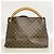 Borsa a tracolla Louis Vuitton Monogram Artsy MM Marrone - vista 9