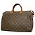 Borsa Louis Vuitton Monogram Speedy 35 Marrone