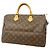 Borsa Louis Vuitton Monogram Speedy 35 Marrone
