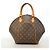 Borsa Louis Vuitton Monogram Ellipse MM Marrone - vista 11