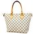 Borsa Tote Louis Vuitton Damier Azur Saleya PM Bianco