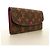Louis Vuitton Monogram Portefeuille Emilie Long Wallet Marrone Fuschia - vista 2