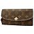 Louis Vuitton Monogram Portefeuille Emilie Long Wallet Marrone Rosa