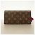 Louis Vuitton Monogram Portefeuille Emilie Long Wallet Marrone Rosa - vista 13