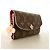 Louis Vuitton Monogram Portefeuille Emilie Long Wallet Marrone Rosa - vista 2