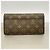Louis Vuitton Monogram Portefeuille Sarah Long Wallet Marrone - vista 8