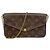 Louis Vuitton Monogram Pochette Felicie Wallet Marrone Fuschia