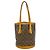 Borsa Tote Louis Vuitton Monogram Bucket PM Marrone