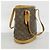 Borsa Tote Louis Vuitton Monogram Bucket PM Marrone - vista 2