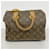 Borsa Louis Vuitton Monogram Speedy 25 Marrone - vista 12