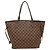 Borsa Tote Louis Vuitton Damier Neverfull MM Rosa Damier ebene