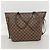 Borsa Tote Louis Vuitton Damier Neverfull MM Rosa Damier ebene - vista 12