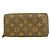 Louis Vuitton Monogram Zippy Wallet M60017 in Brown Braun