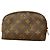 Louis Vuitton Monogram Pochette Tic Bag/Pouch Marrone
