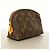 Louis Vuitton Monogram Pochette Tic Bag/Pouch Marrone - vista 2