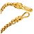 Collana a catena Chanel Vintage Coco Mark Rogue D'oro - vista 4