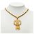 Collana a catena Chanel Vintage Coco Mark Rogue D'oro - vista 6
