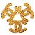 Spilla Chanel Vintage Coco Mark D'oro