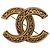 Spilla Chanel Vintage Coco Mark D'oro