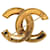Spilla Chanel Vintage Coco Mark D'oro - vista 2
