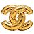 Spilla Chanel Vintage Matelassé Coco Mark D'oro