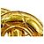 Spilla Chanel Vintage Matelassé Coco Mark D'oro - vista 3