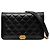 Chanel Boy Chain Wallet aus Lammleder Schwarz