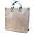 Borsa tote Gucci in nylon e tessuto rosa e blu - vista 2
