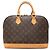 Borsa Louis Vuitton Monogram Alma Marrone