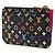 Louis Vuitton Monogram Multicolor Scheckhefthalter Schwarz - Ansicht 2