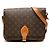 Borsa a tracolla Louis Vuitton Monogram Cartouchiere GM Marrone