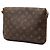 Borsa a tracolla Louis Vuitton Monogram Musette Tango Marrone - vista 2